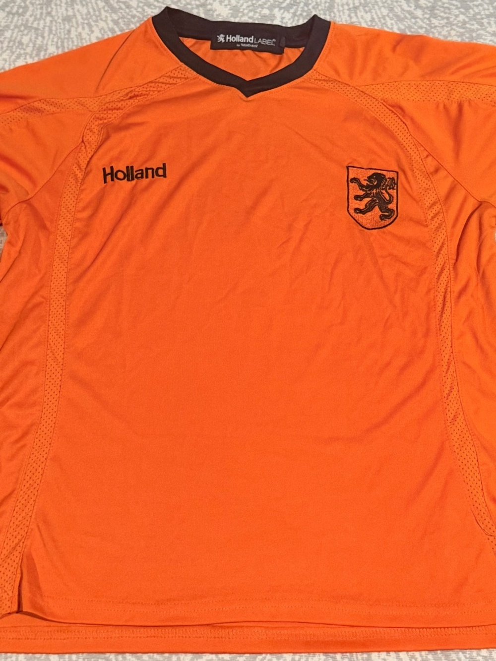 Holland Label Netherlands Soccer Jersey - Orange - Men's Small
